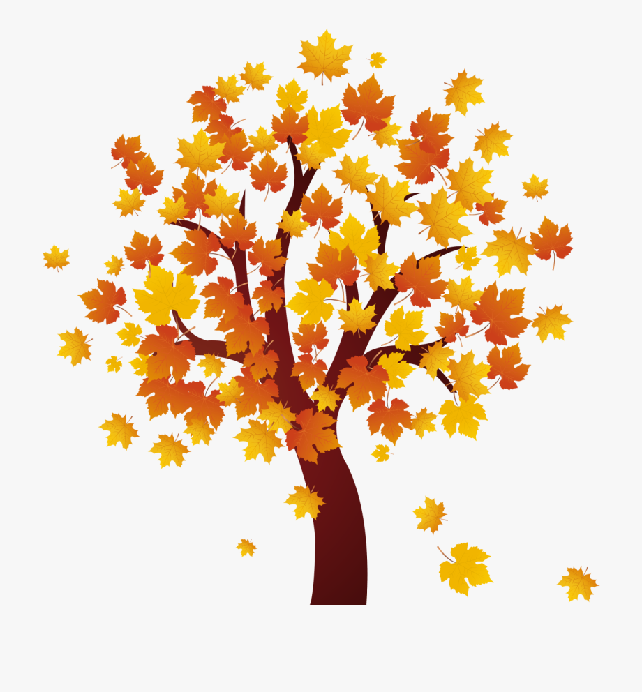 clipart of autumn tree